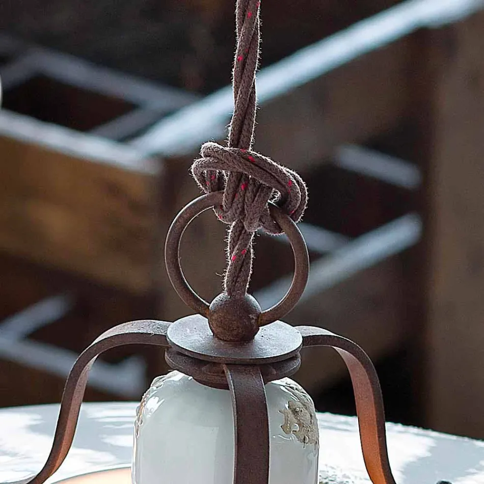 country Lustr v keramické a metalo Monica Ferroluce Viadurini