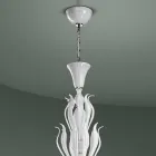 Skleněný lustr 12 světel, ručně vyrobený v Itálii - Agustina Viadurini