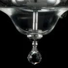 designový lustr 6 světla sklo a Cristallo Ivy, made in Italy Viadurini