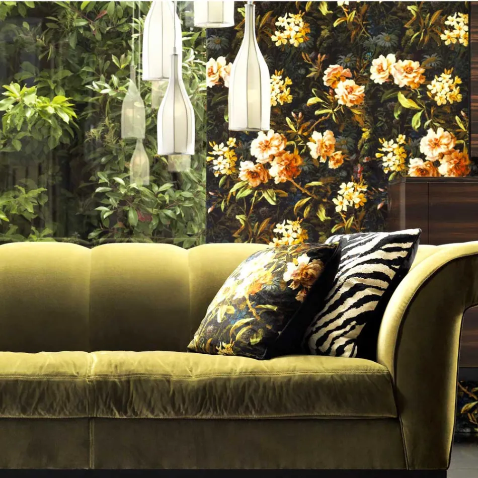 Designový lustr se 6 stínidly Grilli Mathusalem vyrobený v Itálii Viadurini