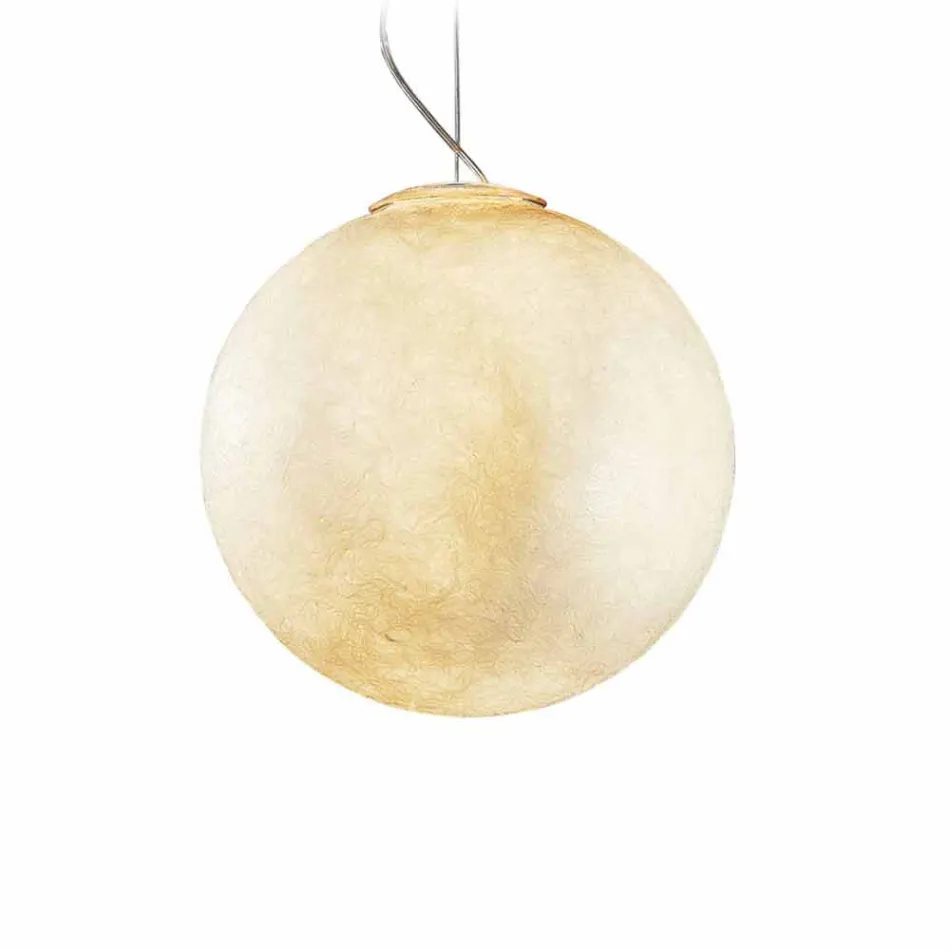 Moderní designový lustr In-es.artdesign Bílý měsíc v nebulitu Viadurini