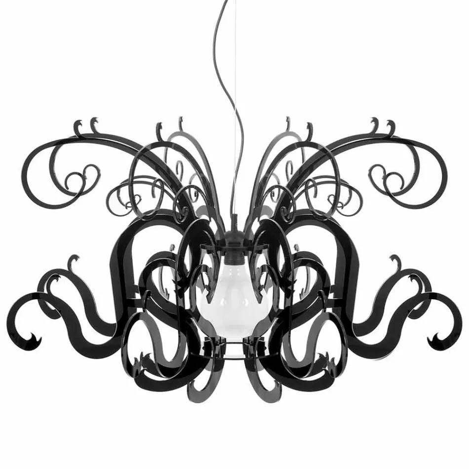 Moderní design lustr z plexiskla vyrobený v Itálii, Malito Viadurini