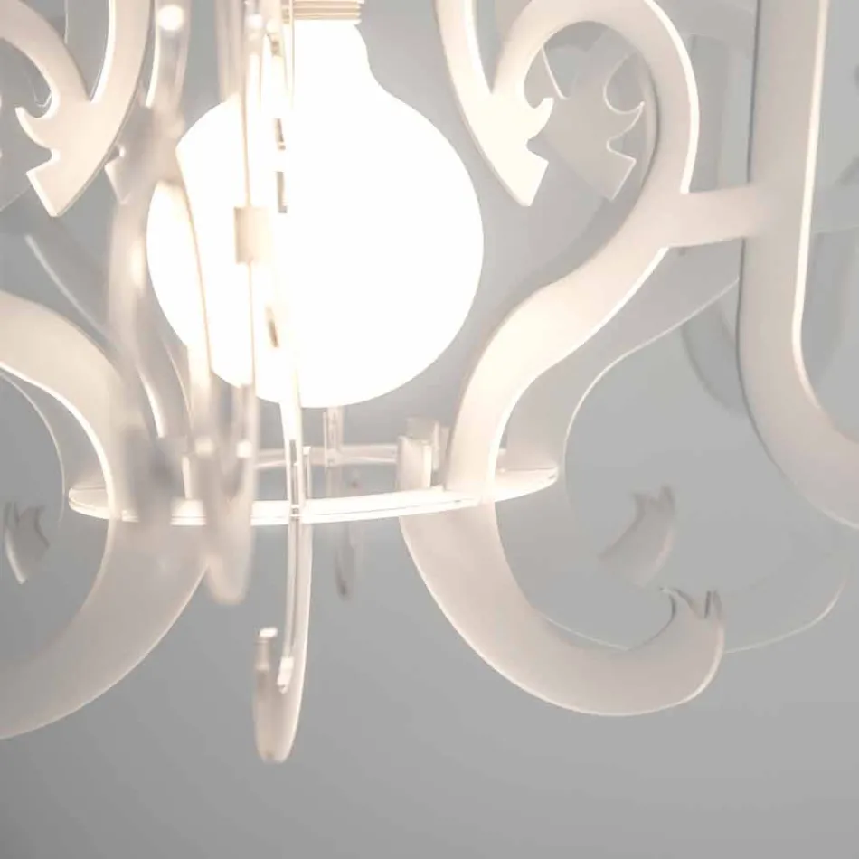 Moderní design lustr z plexiskla vyrobený v Itálii, Malito Viadurini