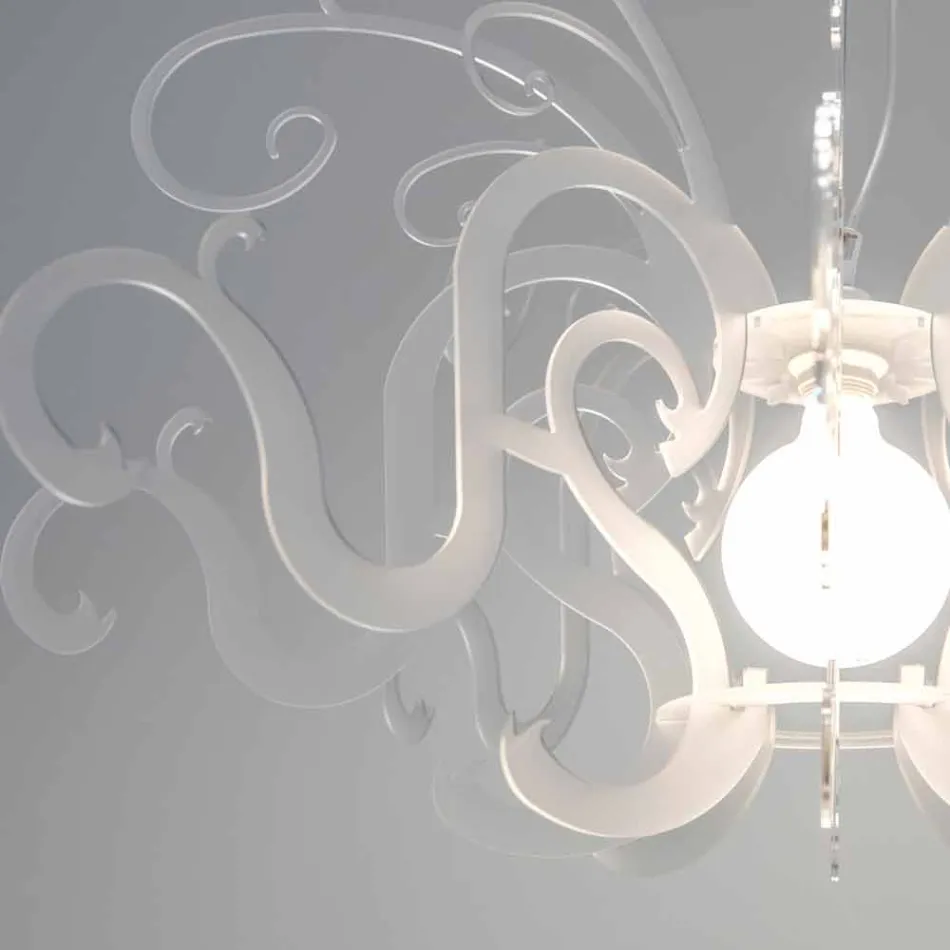 Moderní design lustr z plexiskla vyrobený v Itálii, Malito Viadurini