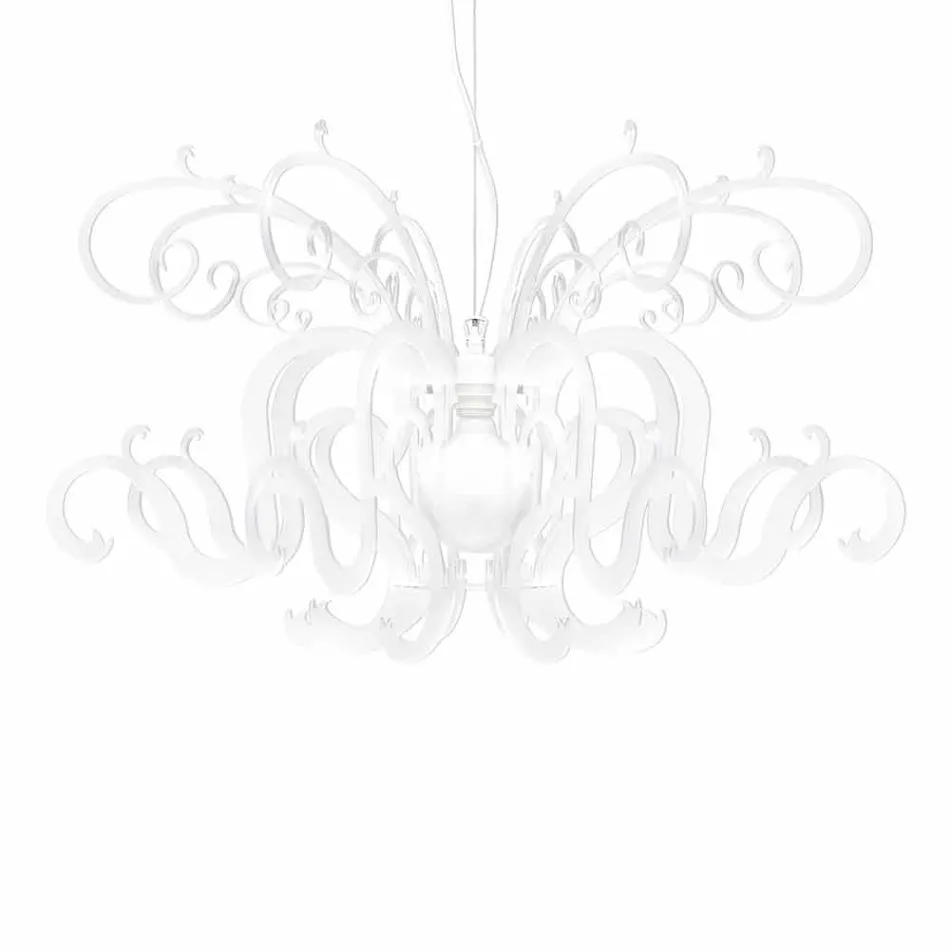 Moderní design lustr z plexiskla vyrobený v Itálii, Malito Viadurini