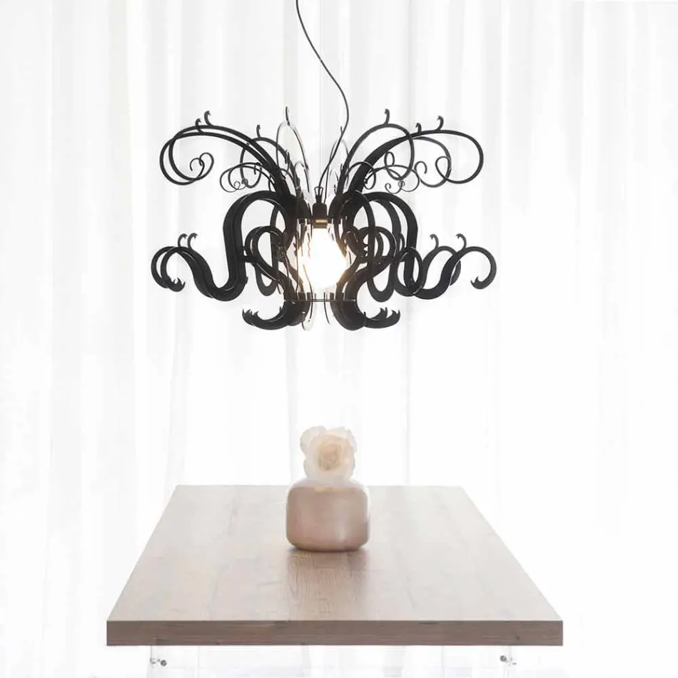 Moderní design lustr z plexiskla vyrobený v Itálii, Malito Viadurini