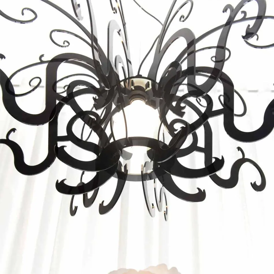 Moderní design lustr z plexiskla vyrobený v Itálii, Malito Viadurini