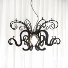 Moderní design lustr z plexiskla vyrobený v Itálii, Malito Viadurini