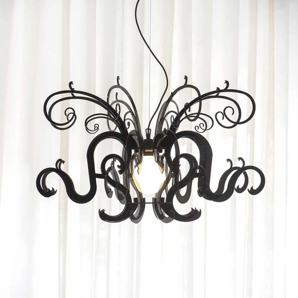 Moderní design lustr z plexiskla vyrobený v Itálii, Malito Viadurini