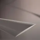 Ručně vyrobený bílý malovaný ocelový lustr vyrobený v Itálii - Elica Viadurini