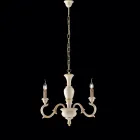 Dřevěný lustr vyrobený v Itálii pro interiérové dekorace - Florencie Viadurini