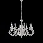 Dřevěný lustr vyrobený v Itálii pro interiérové dekorace - Florencie Viadurini