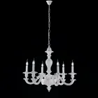 Dřevěný lustr vyrobený v Itálii pro interiérové dekorace - Milán Viadurini