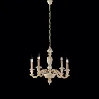 Dřevěný lustr vyrobený v Itálii pro interiérové dekorace - Milán Viadurini