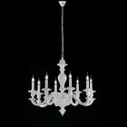 Dřevěný lustr vyrobený v Itálii pro interiérové dekorace - Milán Viadurini