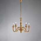 Dřevěný lustr vyrobený v Itálii pro interiérové dekorace - Siena Viadurini