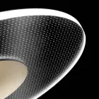 Kovový lustr s difuzorem z plexiskla s mikrotečkami - Nora Viadurini