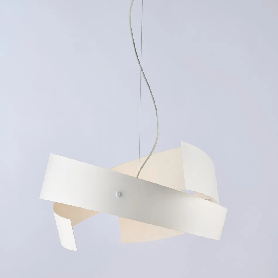 Asteroid: Černý kovový a skleněný lustr pro moderní prostory. Viadurini