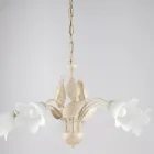 Kovový a skleněný lustr pro osvětlení rafinovaných interiérů – Sirio Viadurini