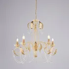 Kovový lustr pro světlé a příjemné interiéry – Perla Viadurini