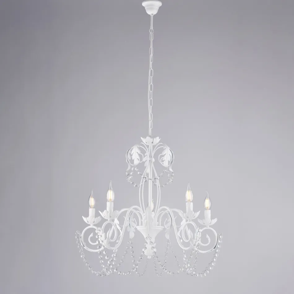 Kovový lustr pro světlé a příjemné interiéry – Perla Viadurini