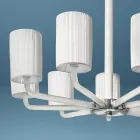 Lustr z benátského skla a kovu ručně vyrobený v Itálii - Graham Viadurini