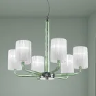 Lustr z benátského skla a kovu ručně vyrobený v Itálii - Graham Viadurini