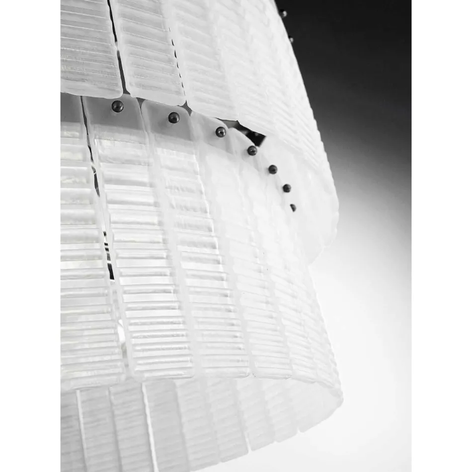 Moderní lustr 36 světel z italského luxusního ručně vyráběného skla - Valadier Viadurini