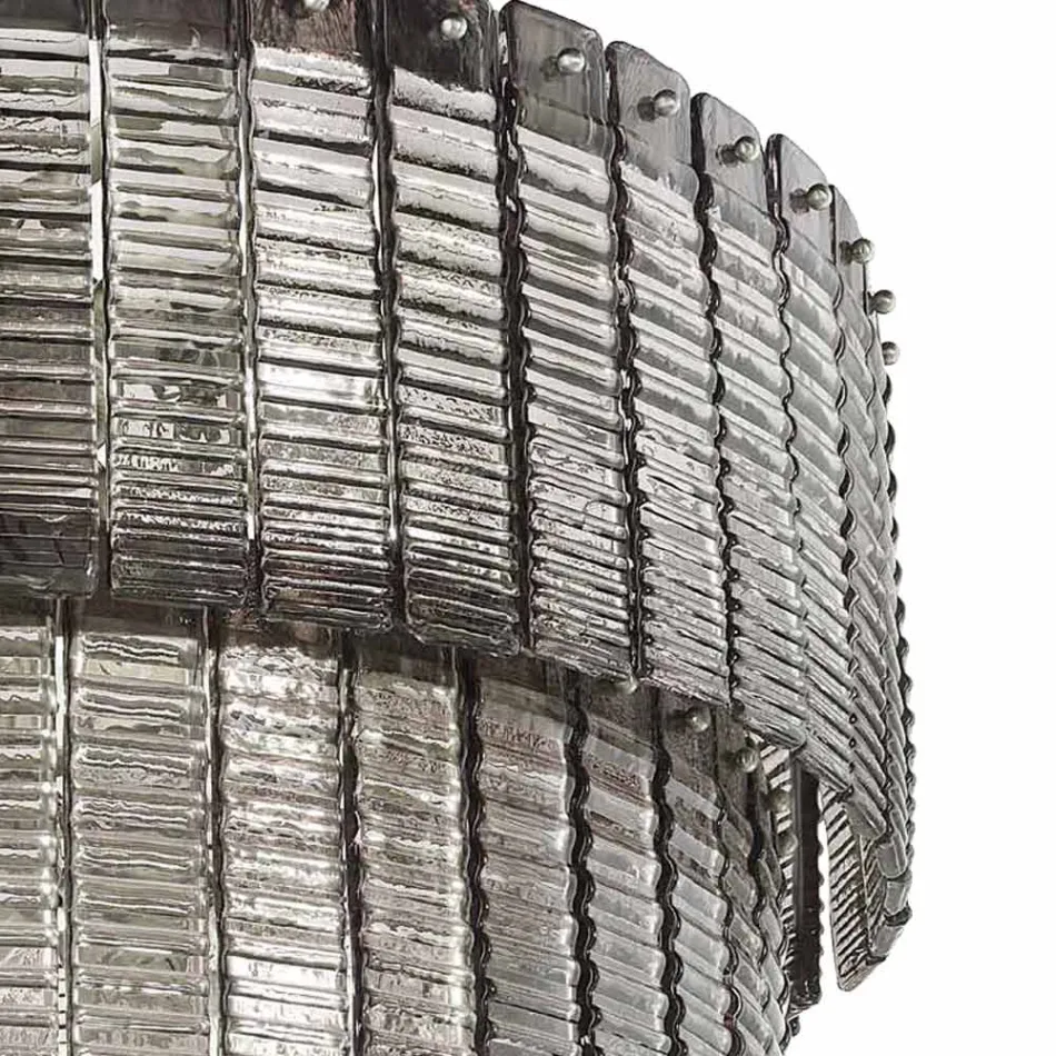 Moderní lustr 36 světel z italského luxusního ručně vyráběného skla - Valadier Viadurini