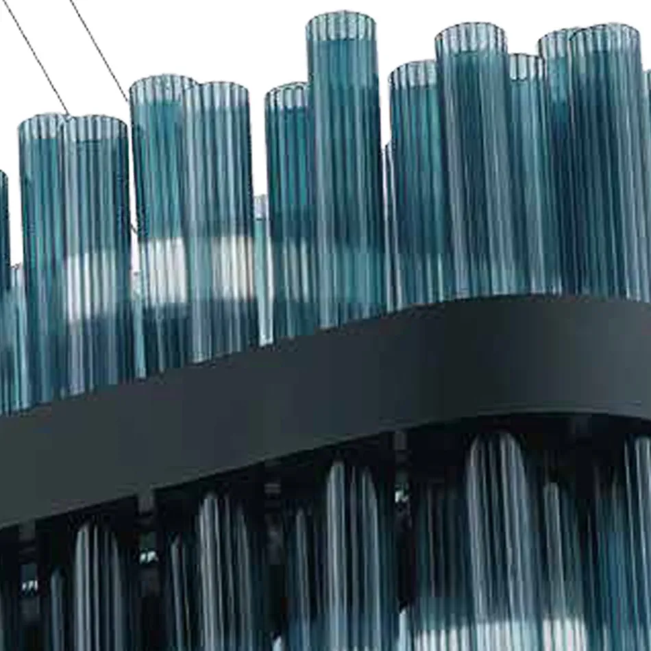 Moderní luxusní italský řemeslný foukaný skleněný lustr - Maesta Viadurini