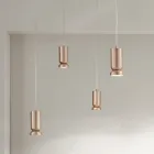 Moderní lustr z práškově lakovaného hliníku s nastavitelným kabelem - Buxus Viadurini