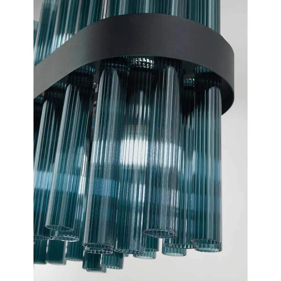 Moderní italský ručně vyráběný luxusní lustr z foukaného skla - Maesta Viadurini