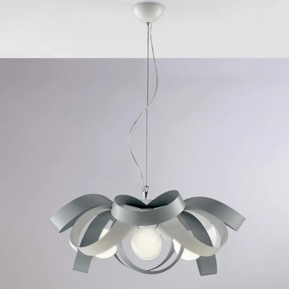 Shabby chic bílý kovový lustr pro vkusnou dekoraci – Sea Viadurini