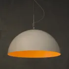 Závěsný lustr z laprenu a nebulitu - Mezza Luna od In-es.artdesign Viadurini