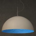 Závěsný lustr z laprenu a nebulitu - Mezza Luna od In-es.artdesign Viadurini