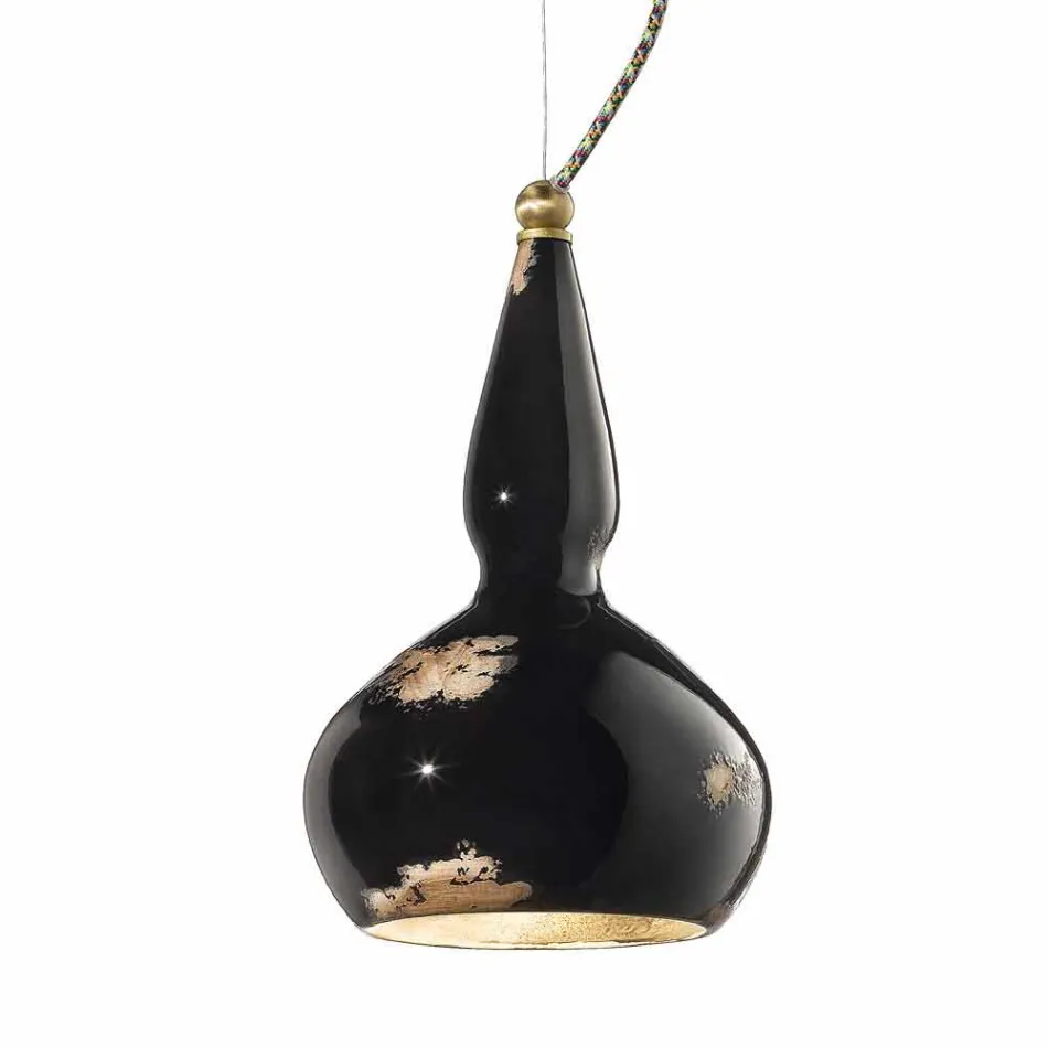 Lustr suspendován v retro stylu keramické Ferroluce Viadurini