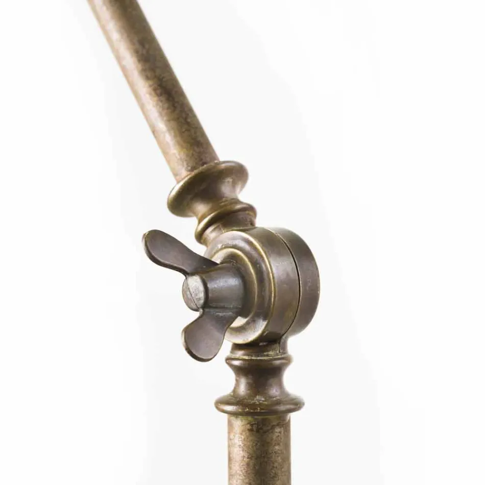 Průmyslový styl lustr do železa a mosazi Reporter Il Fanale Viadurini