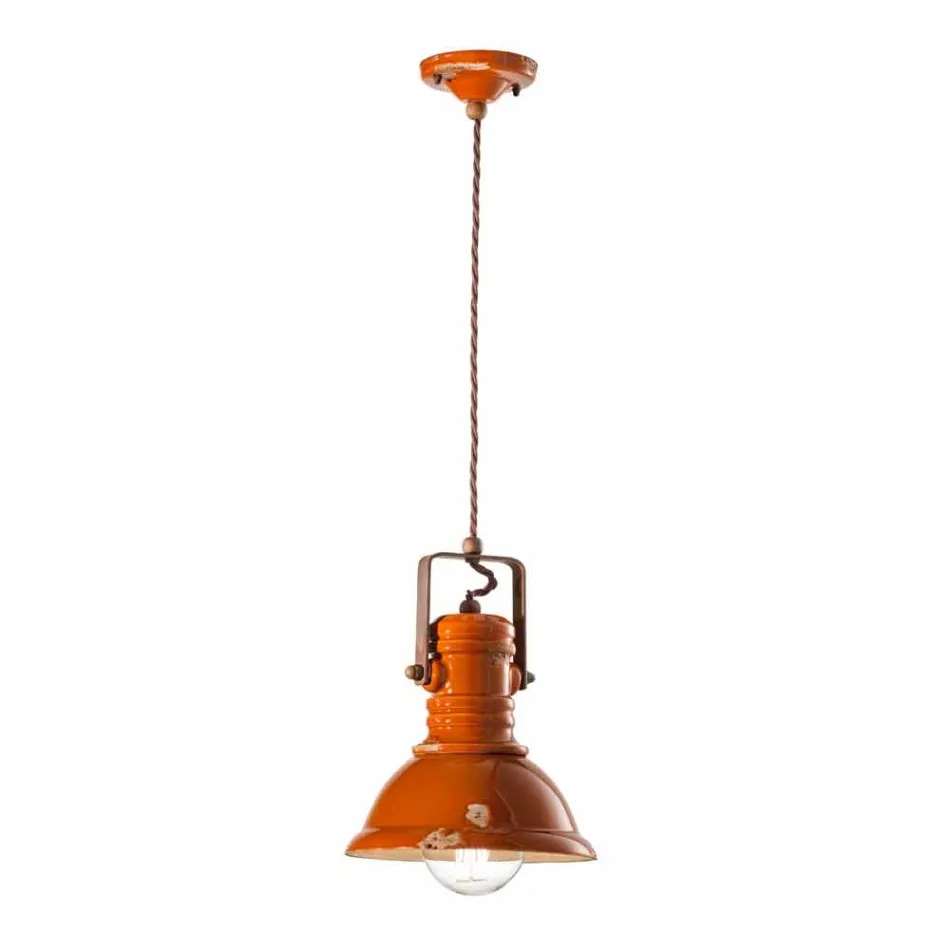 Lustr designu vintage ruční keramiku Cameron Ferroluce Viadurini