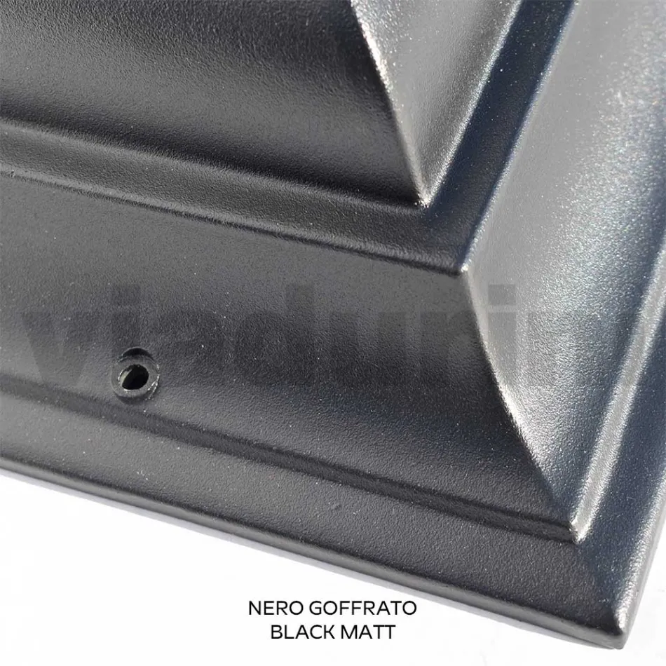 Venkovní lucerna z hliníku a pískovaného skla Made in Italy - Alchymista Viadurini