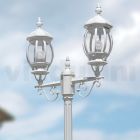 Lampa se 2 světly Vintage Style v bílém hliníku Made in Italy - Dodo Viadurini