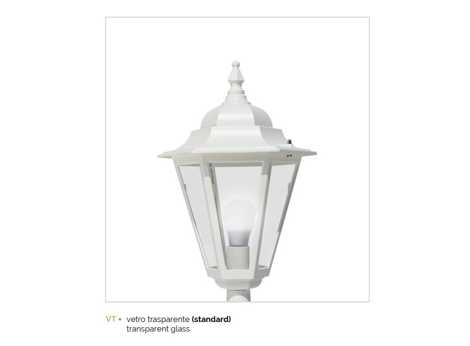 Vintage 2-světelná lampa z bílého hliníku Made in Italy - Terella Viadurini
