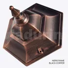 154 cm vysoká zahradní lampa ze skla a 5 hliníkových povrchů - Pinako Viadurini