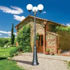 242 cm vysoká pouliční lampa z akrylového a antracitového hliníku Made in Italy - Trovaantracite Viadurini