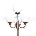 270 cm vysoká pouliční lampa v černém akrylu a hliníku Made in Italy - Trovanero Viadurini