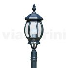 Nízká venkovní lampa z antracitového hliníku Made in Italy - Impero Viadurini