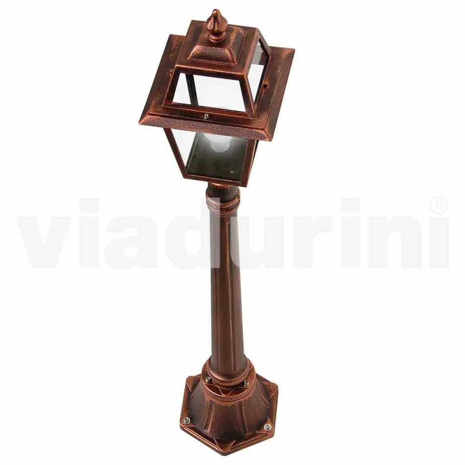 Nízké pouliční osvětlení pro venkovní použití v hliníku vyrobené v Itálii, Kristel Viadurini