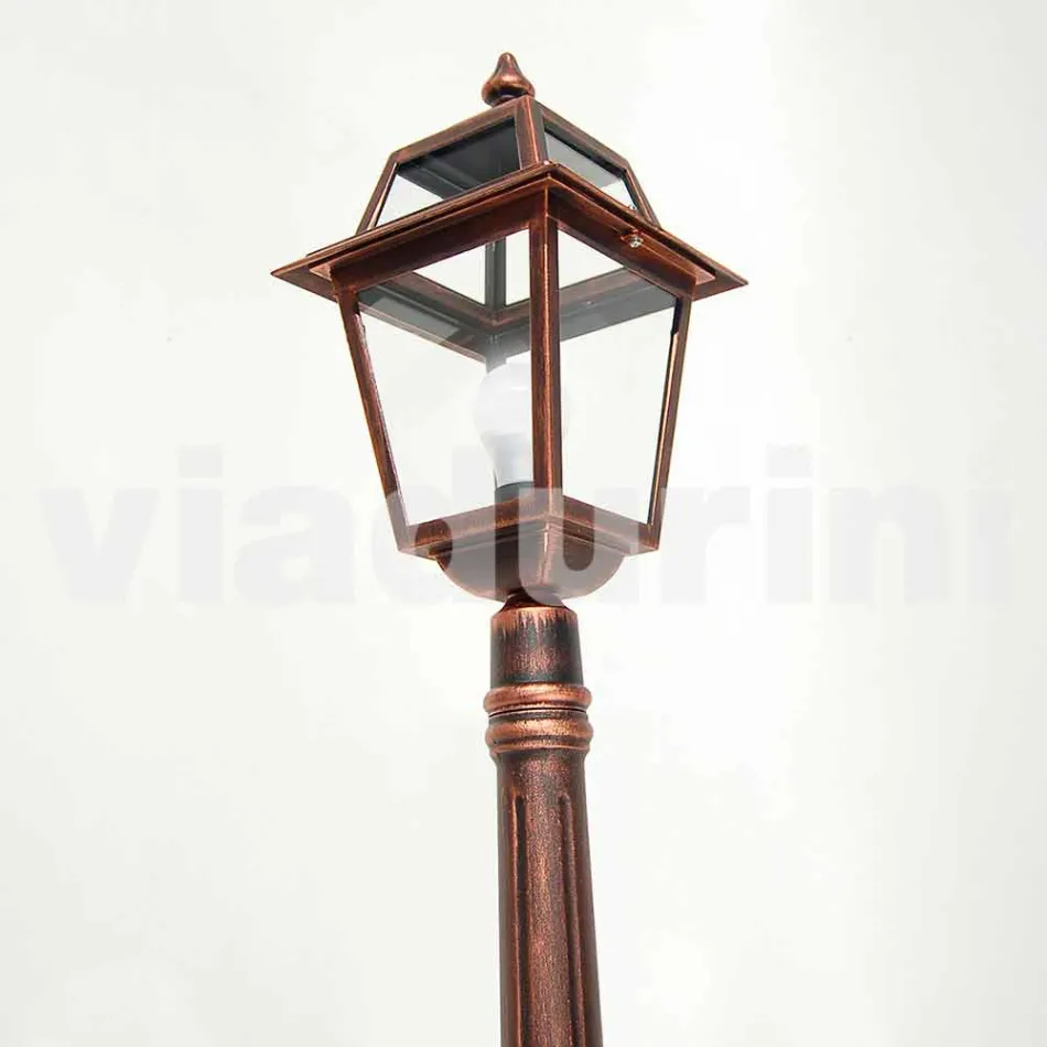 Nízké pouliční osvětlení pro venkovní použití v hliníku vyrobené v Itálii, Kristel Viadurini