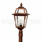 Nízké pouliční osvětlení pro venkovní použití v hliníku vyrobené v Itálii, Kristel Viadurini