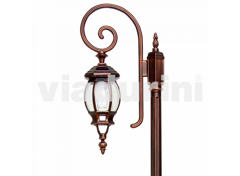 Anika classic hliníková zahradní lampa vyrobená v Itálii Viadurini