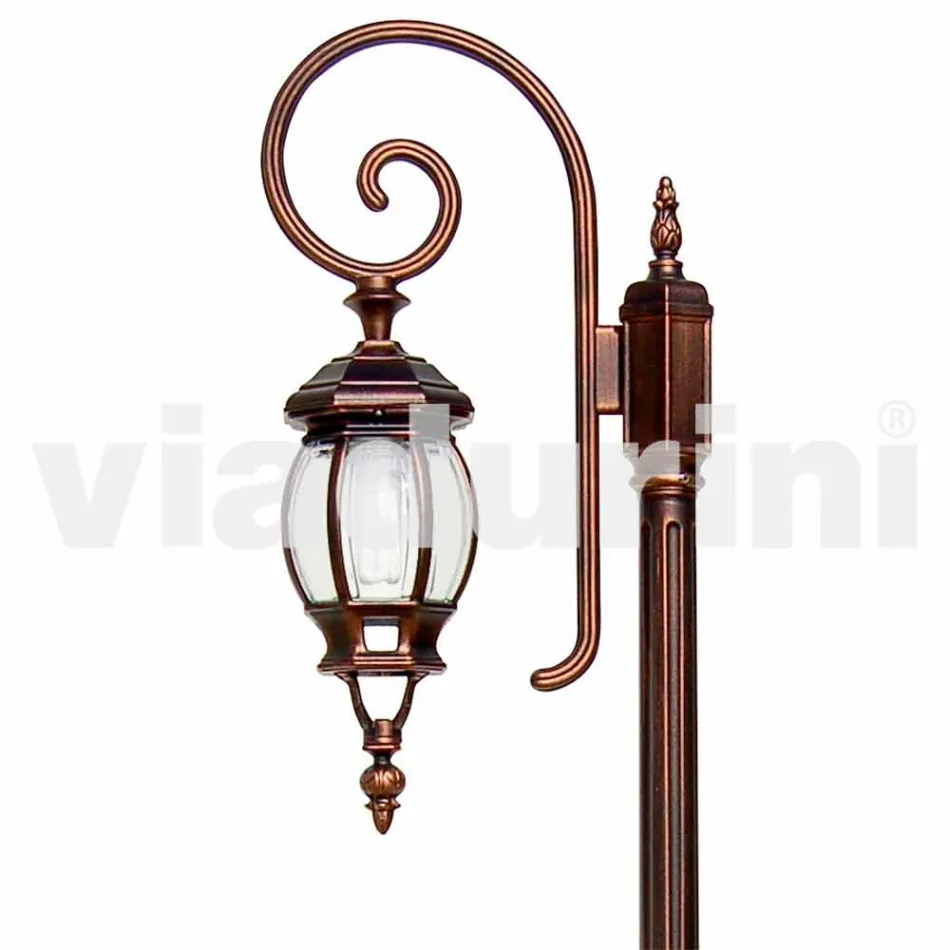 Anika classic hliníková zahradní lampa vyrobená v Itálii Viadurini